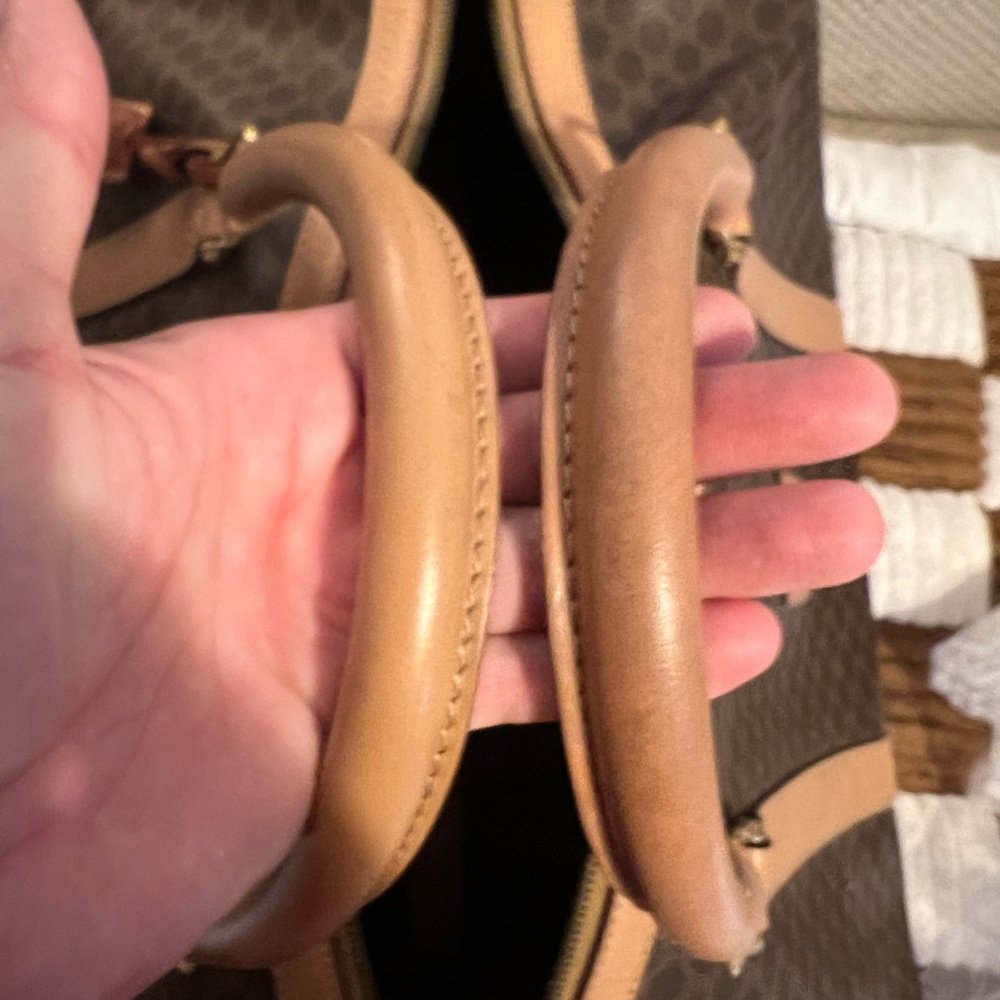 Celine Macadam Brown Travel Duffle in VGUC! - Picture 6 of 12